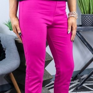 Hot Pink Skinny Pants